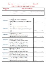 Bài tự luyện Toán tiếng Anh - Vòng 4